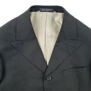 Steve Harvey Collection 2 Piece Suit Men's 42L 36x28 Brown Wool Peak Leonardo